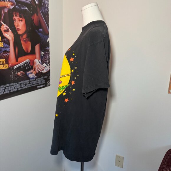 Vintage Halloween Black, Yellow, and Orange Witch Causal Tee Shirt - Picture 5 of 10